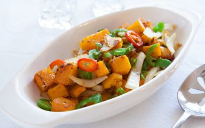 Roasted Butternut Squash And Sweet Potatoes