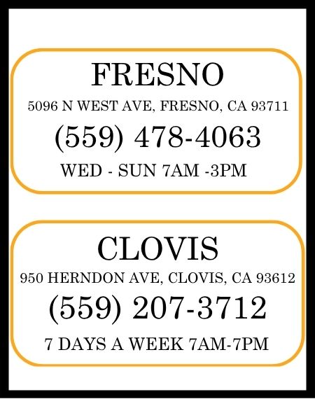 The Bakery by Indulge Right Hours of Operation at two gluten-free bakery locations in Central Valley, California 